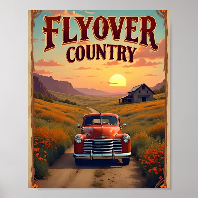 Flyover Country Digital Poster (Vorne)