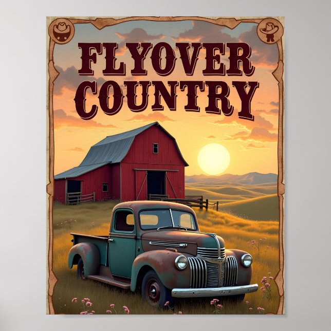 Flyover Country Digital Poster (Vorne)