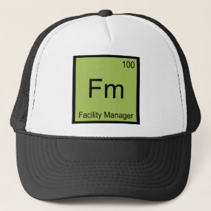 FM - Facility Manager Chemie Element Symbol T-Shir Truckerkappe