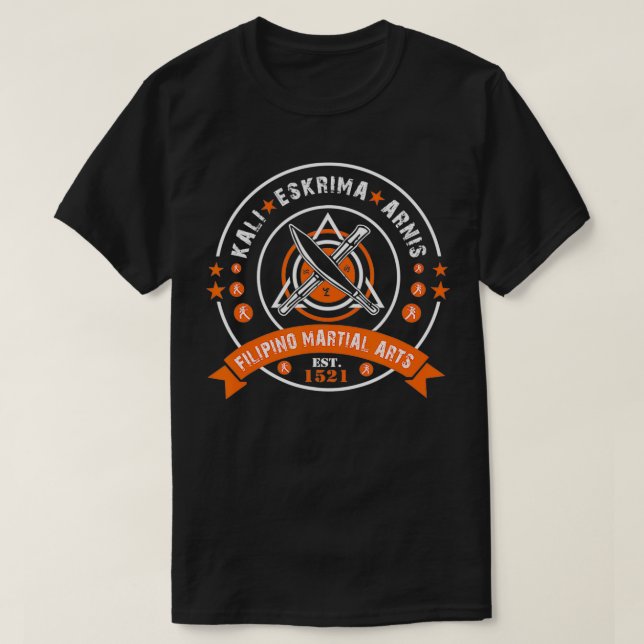 FMA Kali arnis Eskrima Filipino martial arts  T-Shirt (Design vorne)