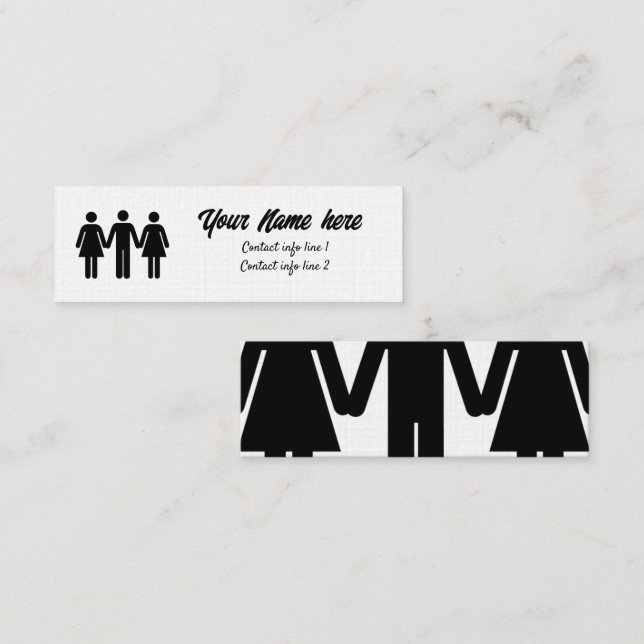 FMF-Visitenkarte Mini Visitenkarte (Vorne/Hinten)