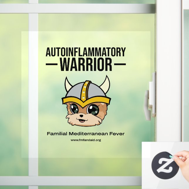 FMF Warrior Window Sticker (Zuhause)