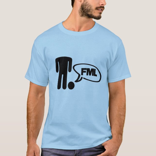 FML Blau T-Shirt (Vorderseite)