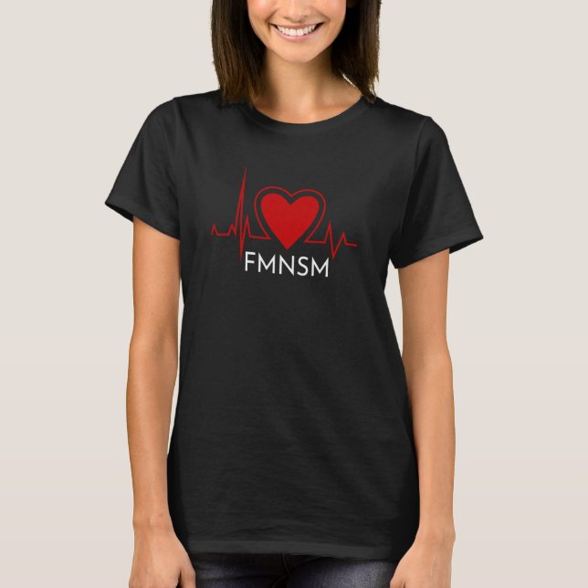 FMNSM Feminism Heart Love T-Shirt (Vorderseite)