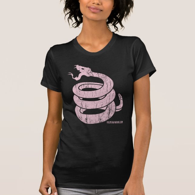 FMP Gadsden rosa Twofer T-Shirt (Vorderseite)