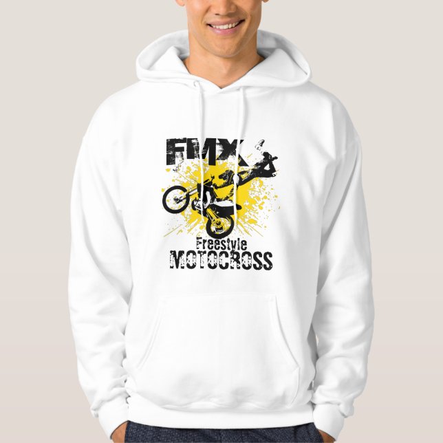 FMX Motocross-Freistil Hoodie (Vorderseite)
