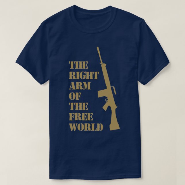 FN FAL-Gewehr T-Shirt (Design vorne)