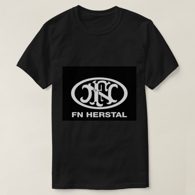 FN Herstal Logo-Aufkleber T-Shirt (Design vorne)