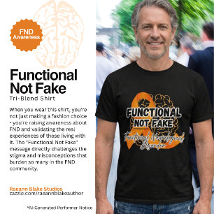 FND-Bewusstseins-Funktionales-Not-Fake-Tri-Blend-S T-Shirt