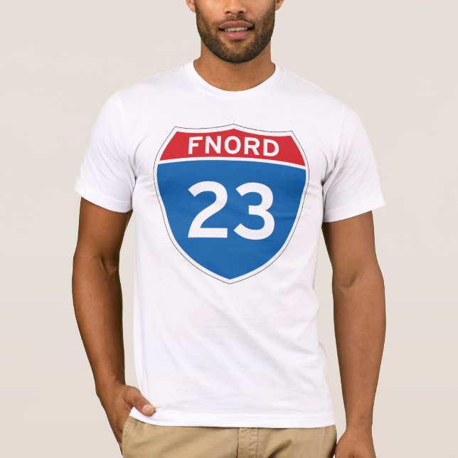 Fnord 23 Discordian T - Shirt (Vorderseite)