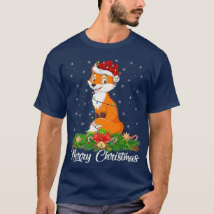 Fo Animal Lover Matching Weihnachtsmannmütze of Ch T-Shirt