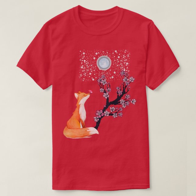 Fo Cherry Blossom Blume Japanisch Sakura Trees Kaw T-Shirt (Design vorne)