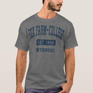 Fo Farmcollege Wyoming Wy Vintag Sports Etablissem T-Shirt
