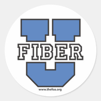 FOA - Fiber U große Aufkleber