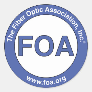 FOA Logo kleine Aufkleber