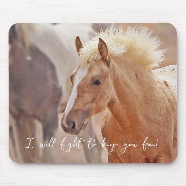 Foal Freedom Pledge Mousepad (Vorne)