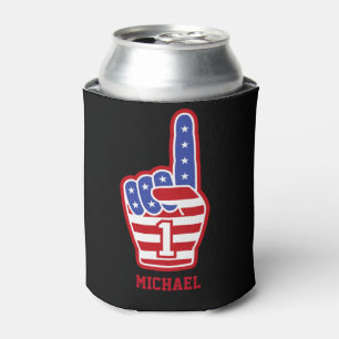 Foam Finger 4th July Sports USA Dosenkühler