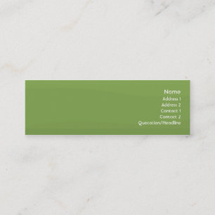 Foamgreen Wellen - dünn Mini Visitenkarte