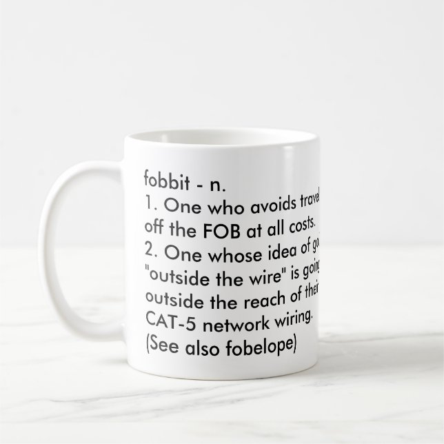 Fobbit Tasse (Links)