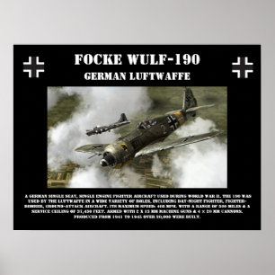 Focke Wulf-190 Poster
