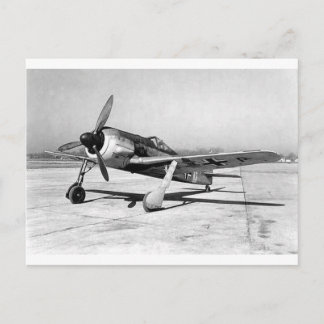 Focke Wulf Fw190 Kämpfer, auf der Tarmac Postkarte