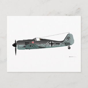 Focke-Wulf FW-190 Postkarte