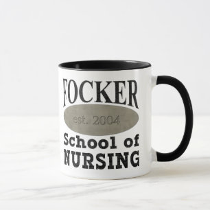 Focker Schule der Krankenpflege-lustigen Tasse