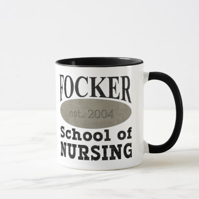 Focker Schule der Krankenpflege-lustigen Tasse (Rechts)