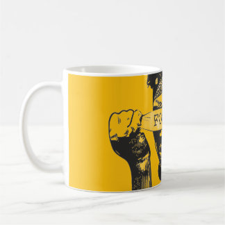 Focus Blindfold Motivational Street Art Illustrati Kaffeetasse