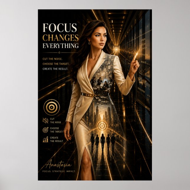 Focus Changes Everything – Executive Office Poster (Vorne)