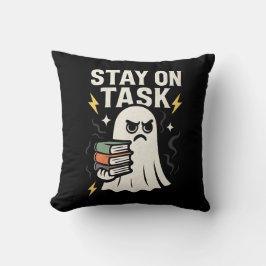 Focus Ghost - Halloween Zurück zum Schuldesign Kissen