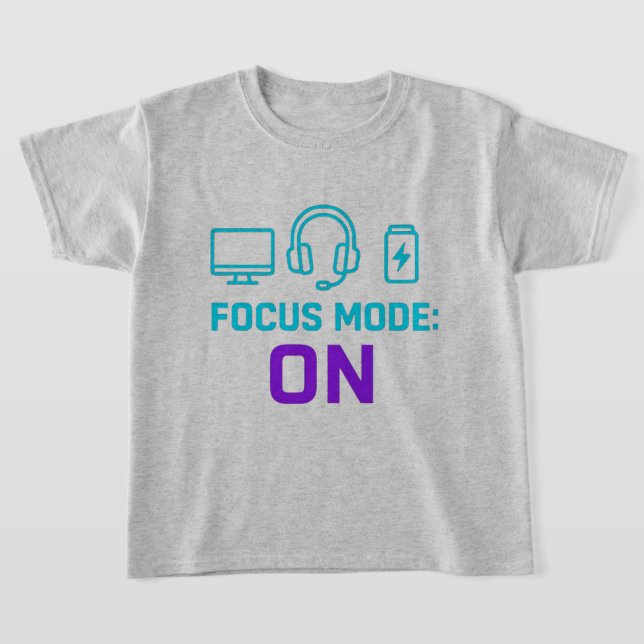 Focus Mode ON – Minimalist Tech T-Shirt (Ablage )