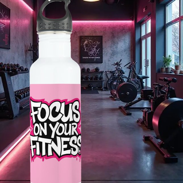Focus on Your Fitness Exercise Edelstahlflasche (Von Creator hochgeladen)