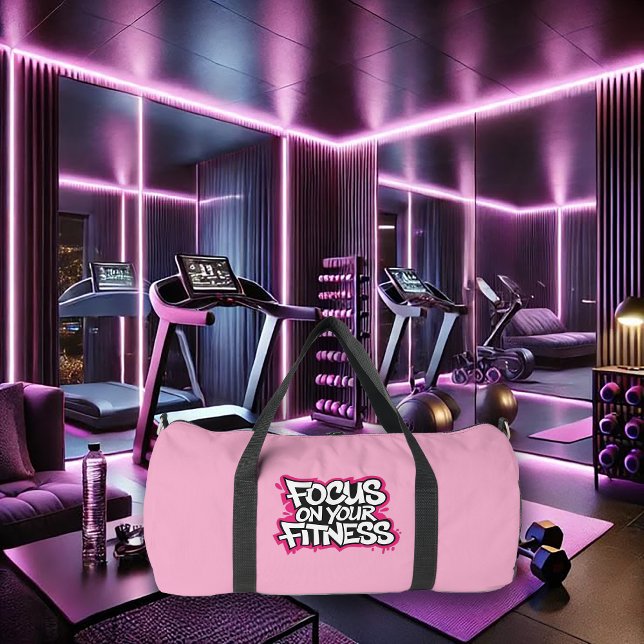 Focus on Your Fitness Gym Gear Duffle Bag (Von Creator hochgeladen)