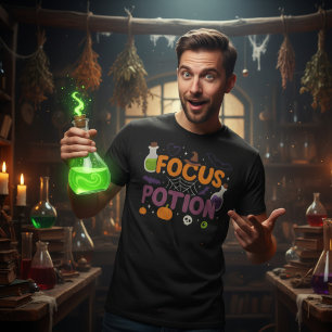 Focus Potion Halloween   Niedlich Witchy Spook T-Shirt