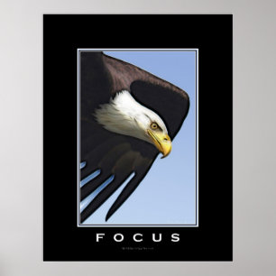 FOCUS Riesiges Motivierend Art Poster