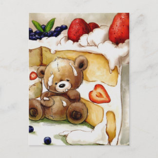 Födelsedags Nalle Postkarte