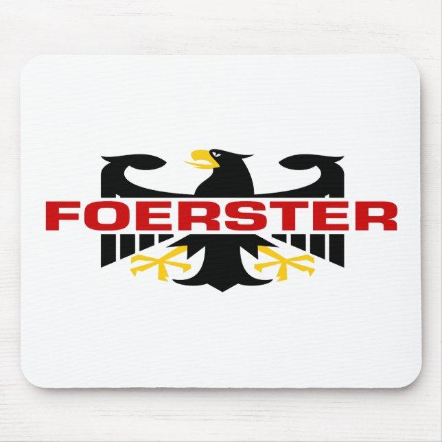 Foerster Familienname Mousepad (Vorne)