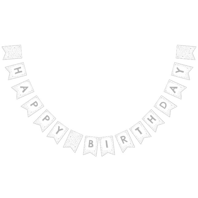 Fog Confetti Wasserfarben Dots Jagdflagge Wimpelkette (Alle)