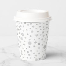 Fog Confetti Wasserfarben Dots Paper Cup