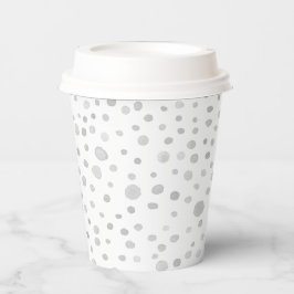 Fog Confetti Wasserfarben Dots Paper Cup Pappbecher