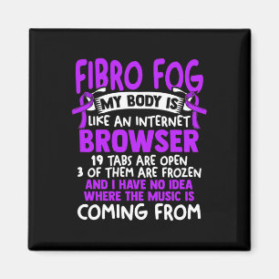 Fog - Fibro Survivor Fun Fibromyalgie Bewusstsein Magnet