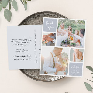 Fog Gray Collage Hochzeitsszenario Foto Vielen D Postkarte