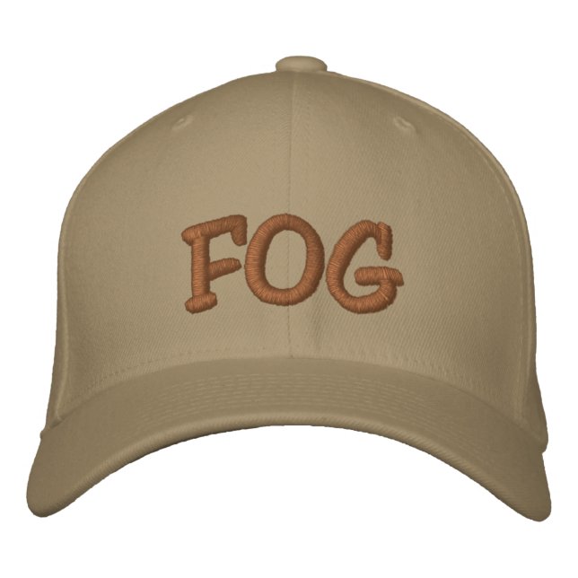 FOG Hat Bestickte Kappe (Vorderseite)