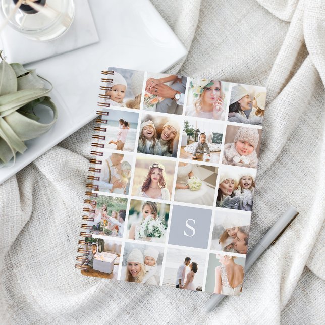 Fog Monogramm-FotoCollage Notizbuch (Von Creator hochgeladen)