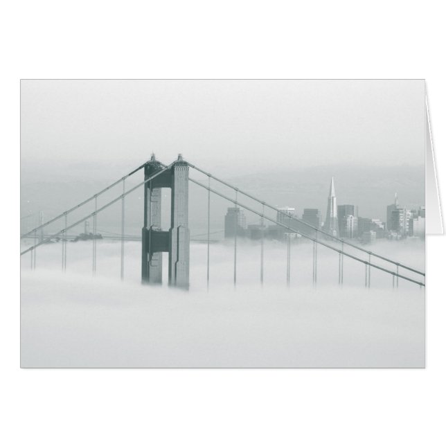 Fog rollt durch die Bucht von San Francisco 2 (Vorderseite (Horizontal))