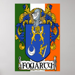 Fogarty Coat of Arms Print Poster