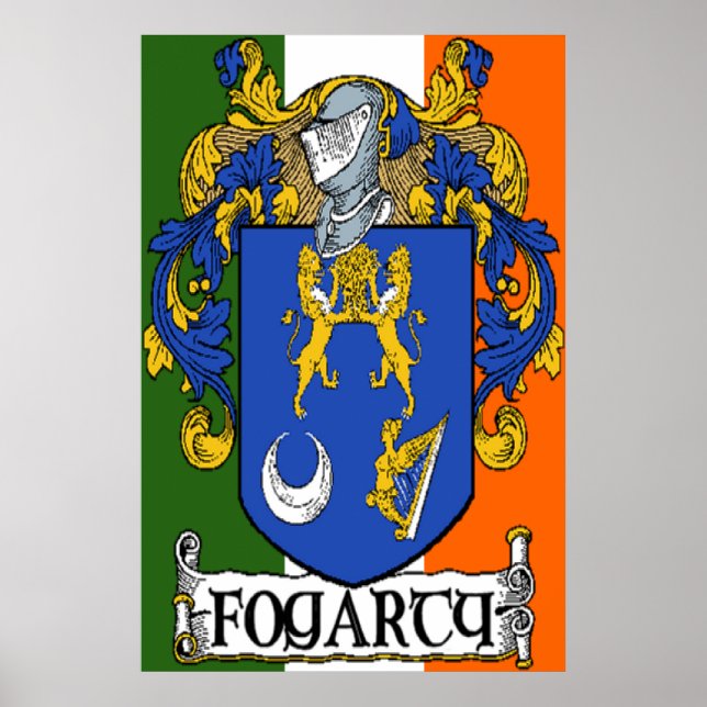 Fogarty Coat of Arms Print Poster (Vorne)