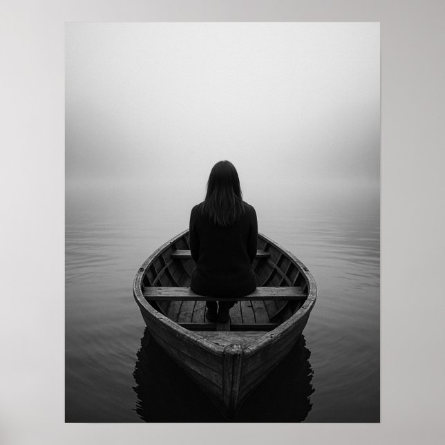 Fogbound und Free-Solo Female Travel Art Poster (Vorne)