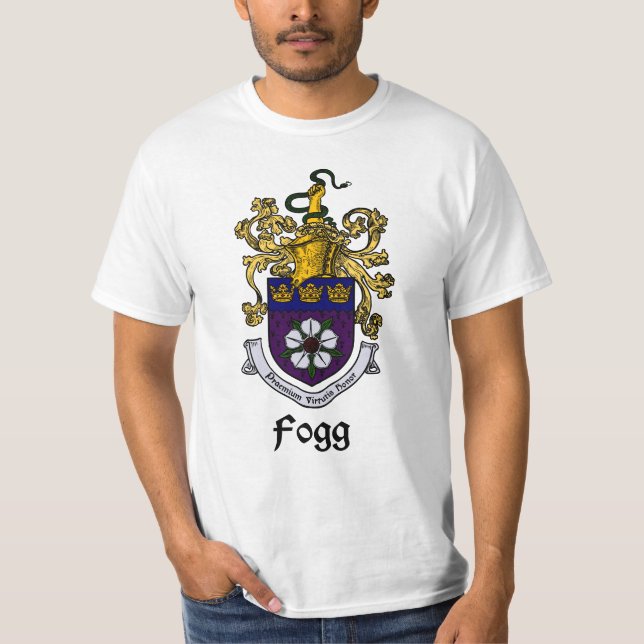 Fogg Familienwappen/Wappen T - Shirt (Vorderseite)